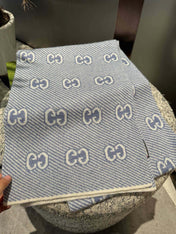 SCARF 180 CM IN ELECTRIC BLUE WOOL 405525