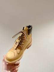 LV X TIMBERLAND ANKLE BOOT IN TORTILLA BROWN SUEDE