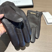 TOUCHSCREEN GLOVES IN BLACK LAMBSKIN 440503