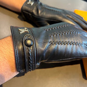 GLOVES IN BLACK LAMBSKIN 456344