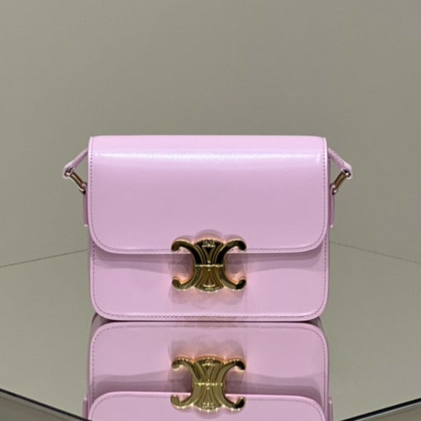 MINI CLAUDE 22 SHINY CALFSKIN LIGHT PINK