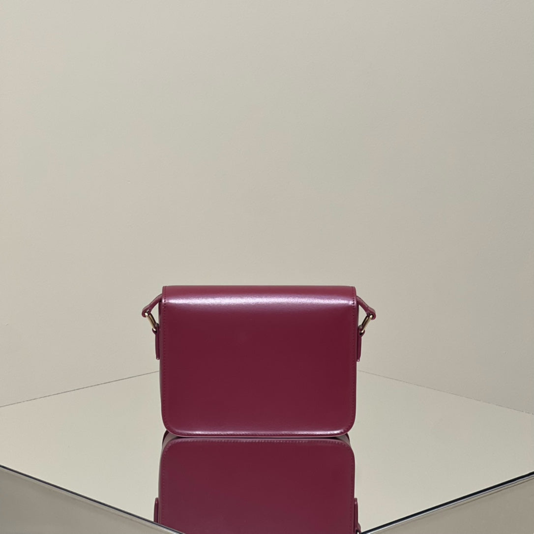 MINI CLAUDE 22 SHINY CALFSKIN FANSY PURPLE