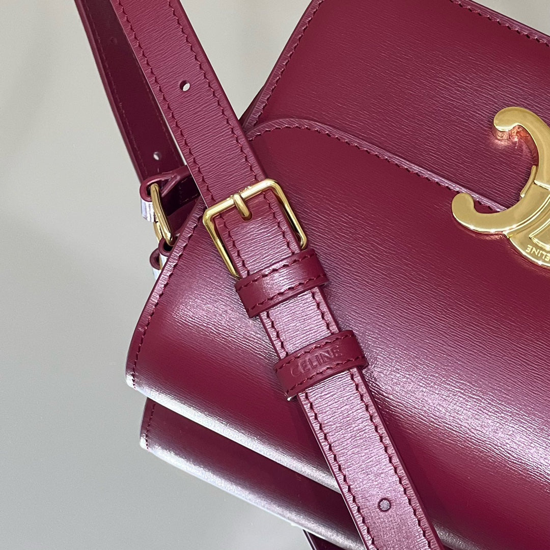 MINI CLAUDE 22 SHINY CALFSKIN FANSY PURPLE