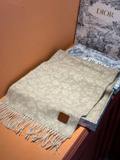 SCARF 180 CM IN ECRU TAN MONOGRAM CASHMERE 394644