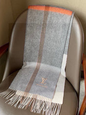 SCARF 170 CM IN MOUSE GRAY CASHMERE 399929