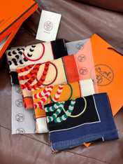 HERMES 25S SCARF 200 IN CASHMERE SILK 730597