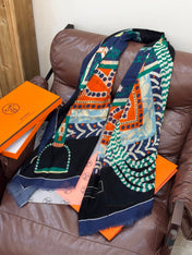 HERMES 25S SCARF 200 IN CASHMERE SILK 730597