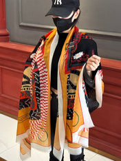 HERMES 25S SCARF 200 IN CASHMERE SILK 730598