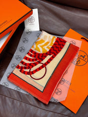 HERMES 25S SCARF 200 IN CASHMERE SILK 730599