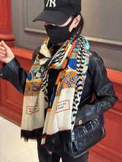 HERMES 25S SCARF 200 IN CASHMERE SILK 730600