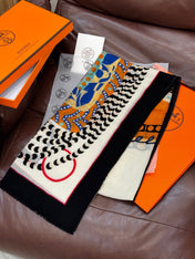 HERMES 25S SCARF 200 IN CASHMERE SILK 730600