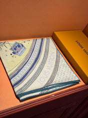 LV SCARF 140 CM IN SILK 730620