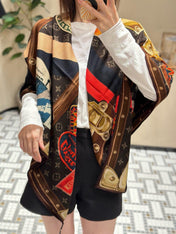 LV SCARF 140 CM IN SILK 732100