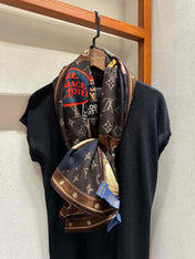 LV SCARF 140 CM IN SILK 732100