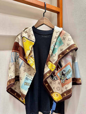 LV SCARF 140 CM IN SILK 732101