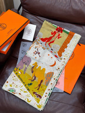 HERMES 25S SCARF 140 IN SILK 733913