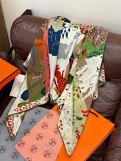 HERMES 25S SCARF 140 IN SILK 733914