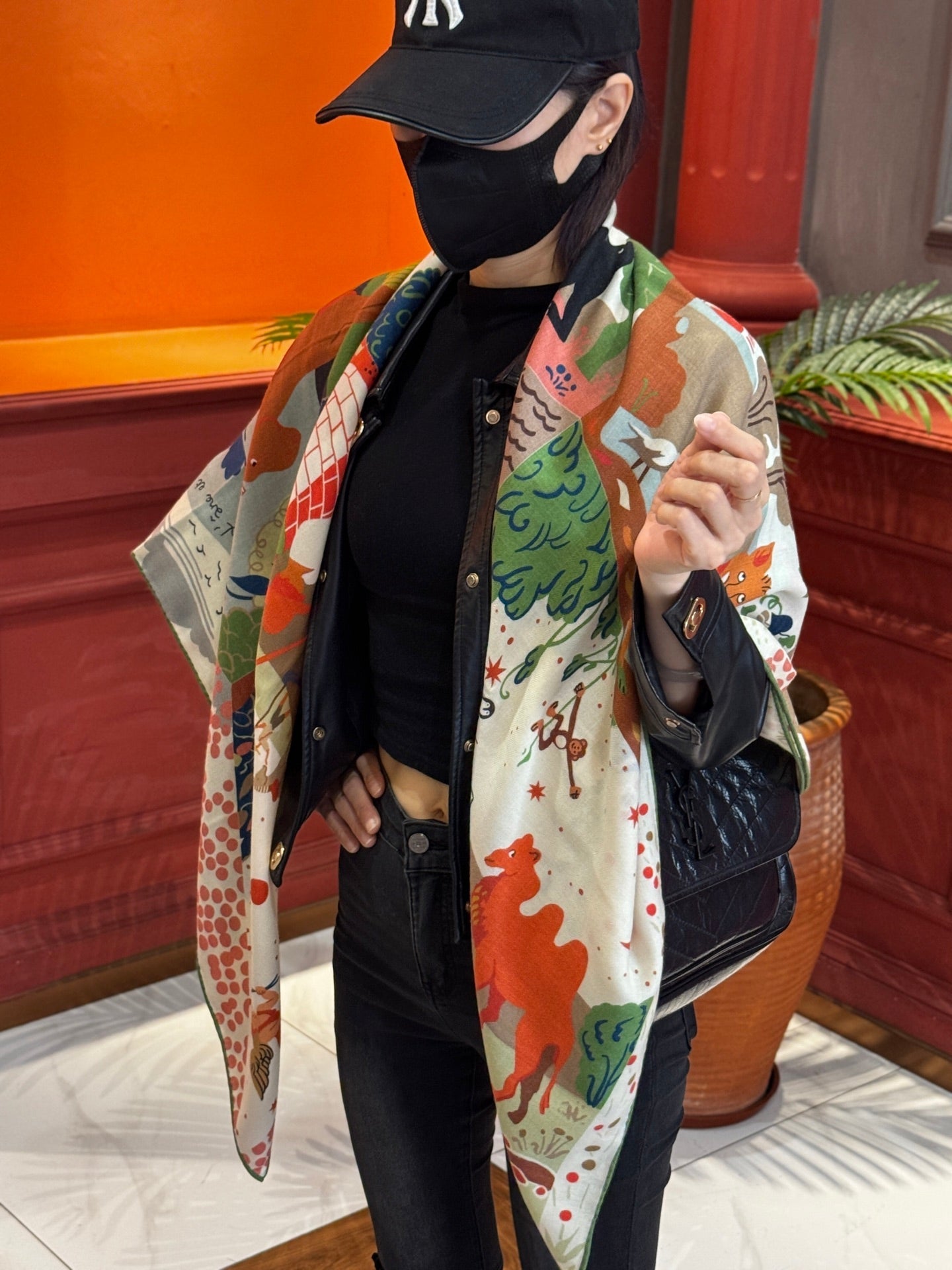 HERMES 25S SCARF 140 IN SILK 733914