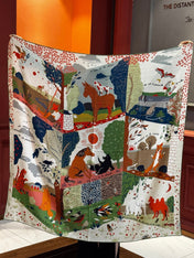 HERMES 25S SCARF 140 IN SILK 733914