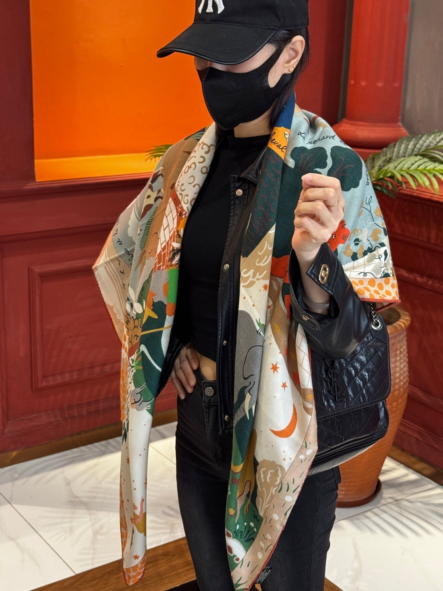 HERMES 25S SCARF 140 IN SILK 733915