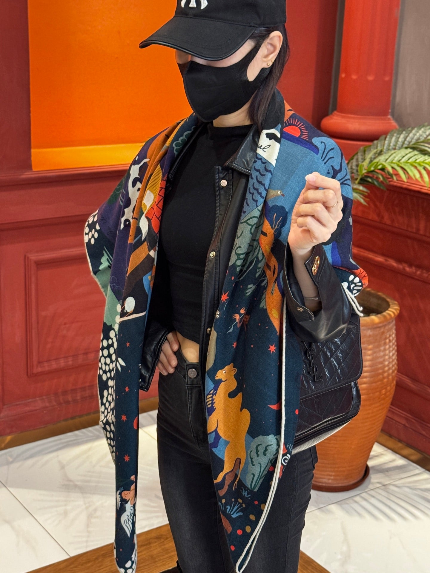 HERMES 25S SCARF 140 IN SILK 733916