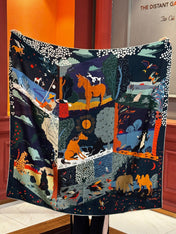 HERMES 25S SCARF 140 IN SILK 733916