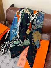 HERMES 25S SCARF 140 IN SILK 733916