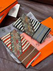 HERMES 25S SCARF 140 IN SILK TWILL 733918