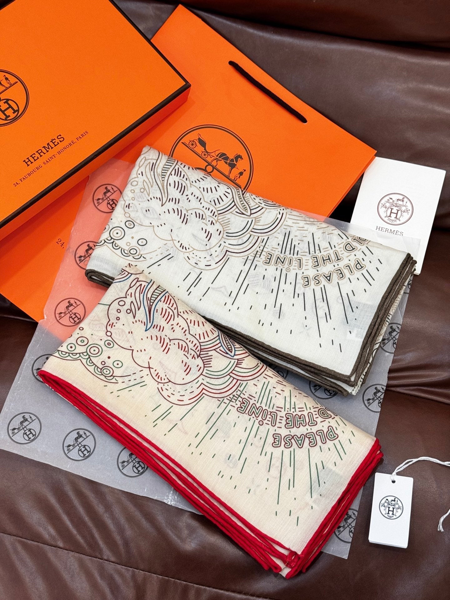 HERMES 25S SCARF 135 IN SILK 854788