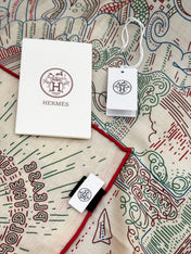 HERMES 25S SCARF 135 IN SILK 854787
