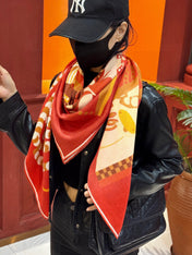 HERMES 25S SCARF 140 IN SILK 854764