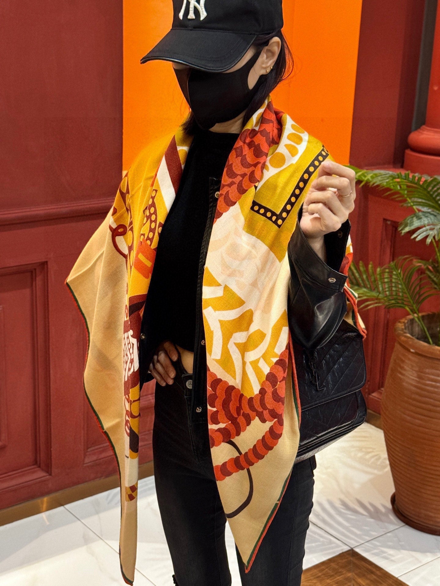 HERMES 25S SCARF 140 IN SILK 854767