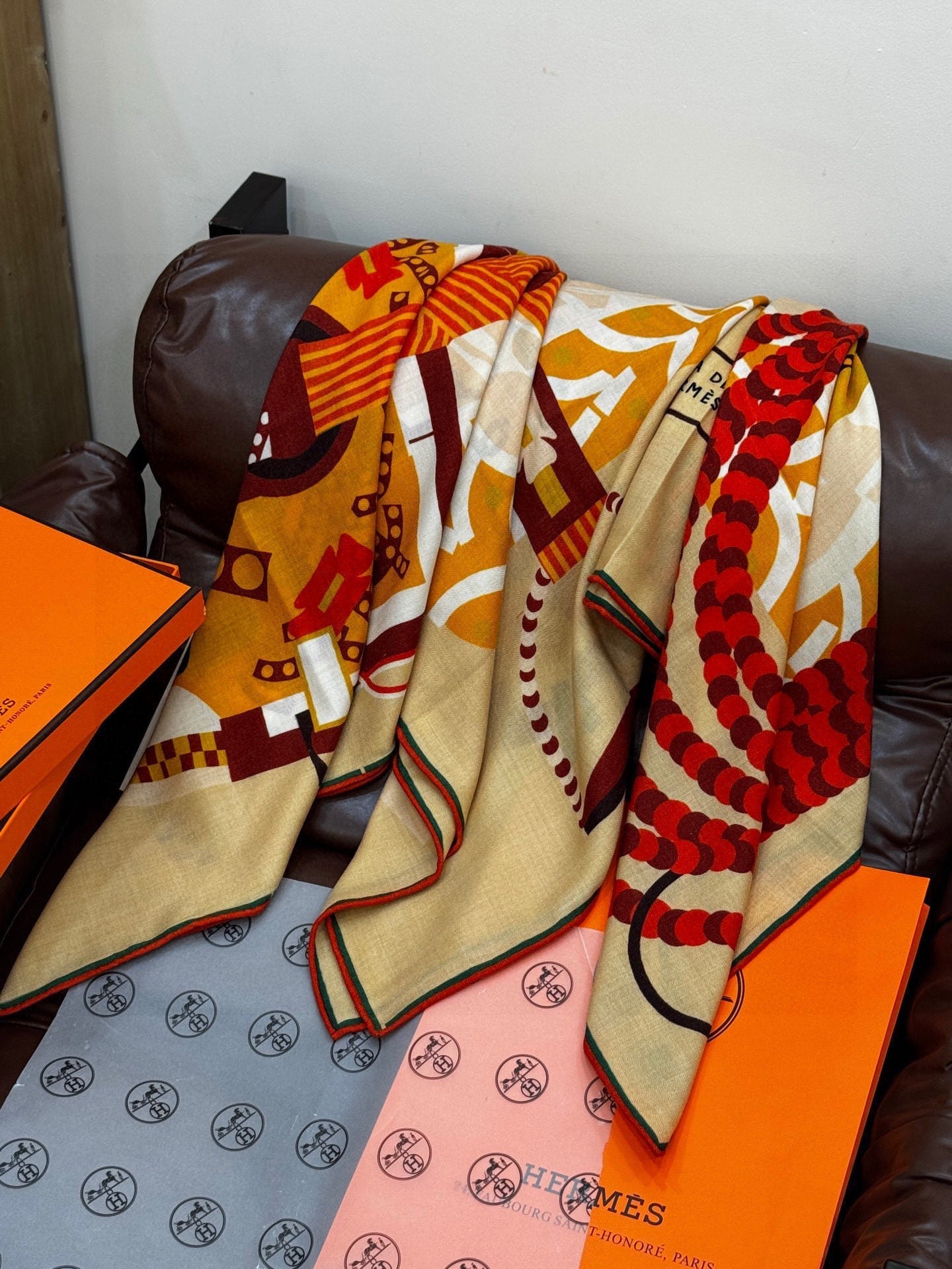HERMES 25S SCARF 140 IN SILK 854767