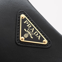 DUMPLING BAG 30 IN BLACK CALFSKIN