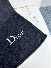 SCARF 190 CM IN BLACK MIX WHITE CARO CASHMERE 388127