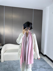 SCRAF 190 CM IN BLUSH PINK CASHMERE