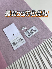 SCRAF 190 CM IN BLUSH PINK CASHMERE