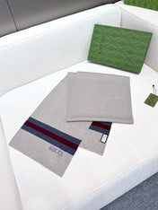 SCARF 180 CM IN HARBOR GRAY CASHMERE 398452