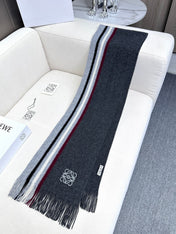 SCARF 180 CM IN DARK GRAY CASHMERE 410156