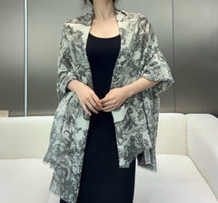 DIOR SCARF 180 CM IN CASHMERE-SILK BLEND 706550