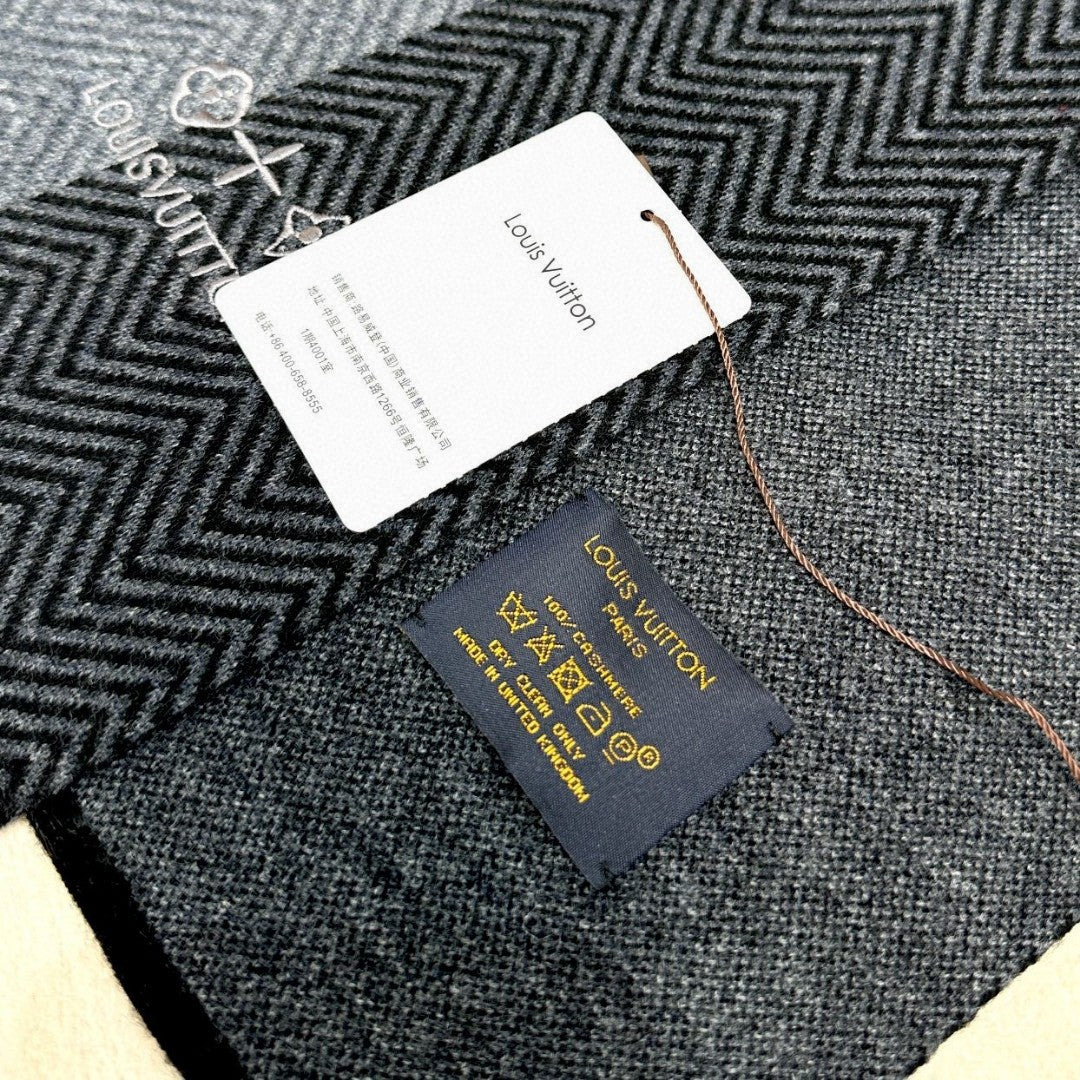 LV SCARF 180 CM IN CASHMERE 714295