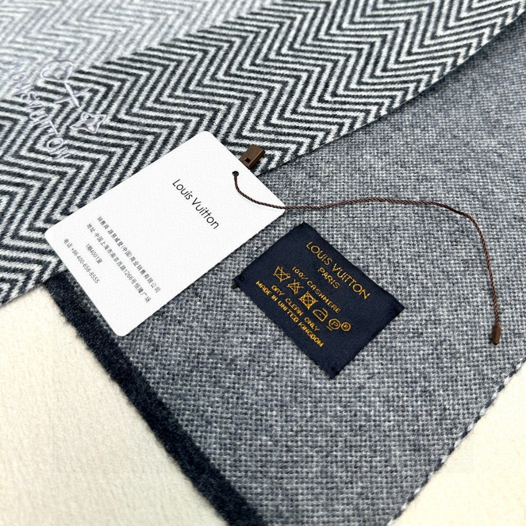 LV SCARF 180 CM IN CASHMERE 714296