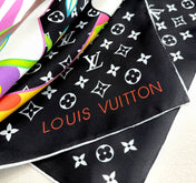 LV SCARF 90 CM IN SILK 721521
