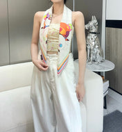 LV SCARF 90 CM IN SILK 729027