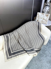 DIOR SCARF 140 CM IN CASHMERE-SILK BLEND 699256