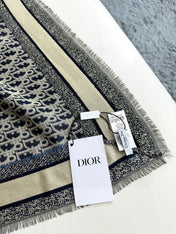 DIOR SCARF 140 CM IN SILK-WOOL BLEND 702040
