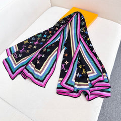 LV SCARF 134 CM IN WOOL MIX SILK 703623