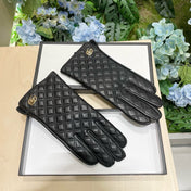 TOUCHSCREEN GLOVES IN BLACK LAMBSKIN 427401