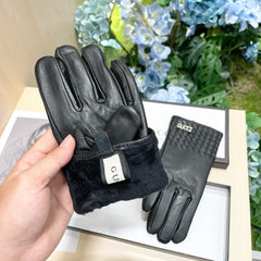 GLOVES IN BLACK SHEEPSKIN 456295