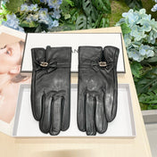 GLOVES IN BLACK LAMBSKIN 464978